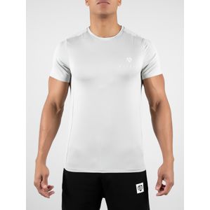 MOROTAI Funkční tričko 'Mesh Tee'  šedá / bílá