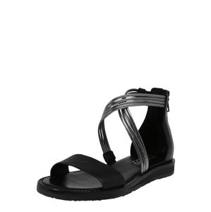 MJUS Páskové sandály 'TEMPLE'  černá