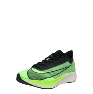 NIKE Běžecká obuv 'ZOOM FLY 3'  svítivě zelená / černá