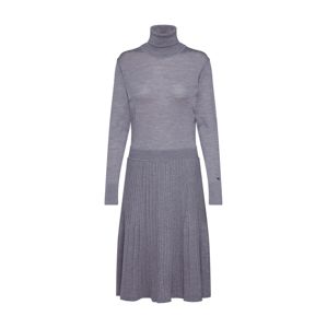 Calvin Klein Úpletové šaty 'SUPERFINE'  kouřově šedá