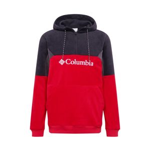 COLUMBIA Sportovní mikina 'Lodge II'  černá / červená