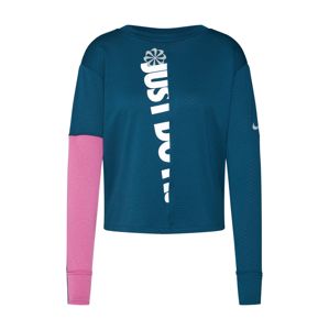 NIKE Funkční tričko 'Therma Sphere'  pink / bílá / tmavě modrá