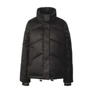Calvin Klein Zimní bunda 'Monogram'  černá