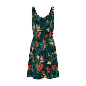 VILA Letní šaty 'Vilaia'  zelená / černá
