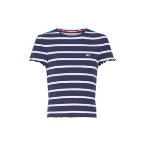 Tommy Jeans Tričko 'Babylock'  námořnická modř / bílá