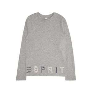 ESPRIT Tričko  noční modrá / šedá / bílá