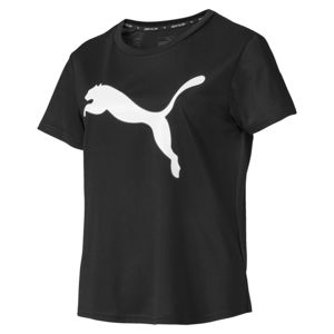 PUMA Funkční tričko 'EVOSTRIPE Tee'  bílá / černá