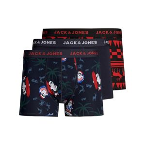 JACK & JONES Boxerky 'JACSTEF'  námořnická modř / noční modrá / mix barev
