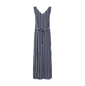 JACQUELINE De YONG Letní šaty 'JDYSTAR S/L MAXI DRESS WVN FS'  námořnická modř / bílá