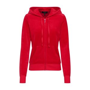 Juicy Couture Black Label Mikina s kapucí 'Velour Robertson'  červená