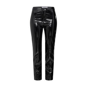 NA-KD Kalhoty 'Shiny Pants'  černá