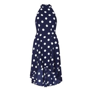 Mela London Šaty 'Polka Dot'  námořnická modř / bílá