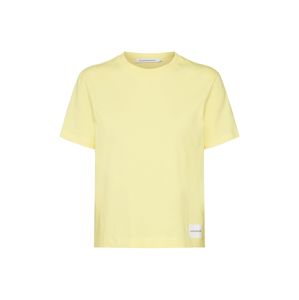 Calvin Klein Jeans Tričko 'CORE STRAIGHT FIT TEE'  žlutá