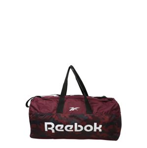 REEBOK Sportovní taška  pastelově červená / bílá / černá / vínově červená / noční modrá