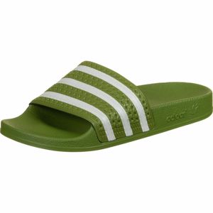 ADIDAS ORIGINALS Plážová/koupací obuv 'Adilette'  bílá / zelená