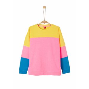 s.Oliver Junior Sweatshirt  pink / nebeská modř / žlutá