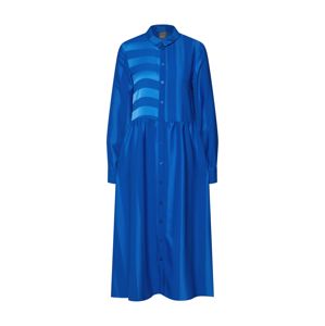 ICHI Košilové šaty  kobaltová modř