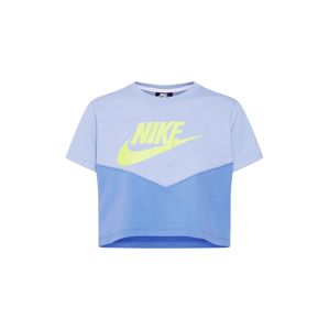 Nike Sportswear Tričko  modrá / kouřově modrá / svítivě žlutá