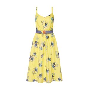 EDC BY ESPRIT Letní šaty  světlemodrá / žlutá