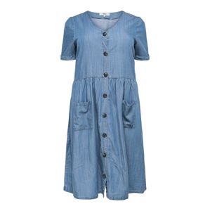 ONLY Carmakoma Letní šaty  modrá džínovina