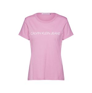 Calvin Klein Jeans Tričko 'INSTITUTIONAL LOGO'  růžová