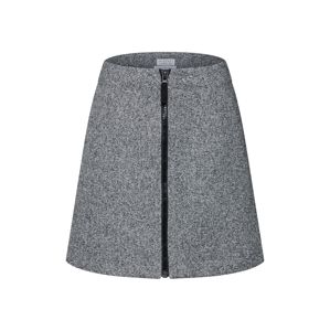 Re.draft Sukně 'Zip Skirt'  šedý melír