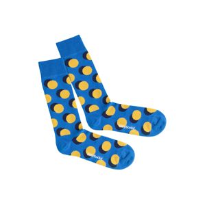 DillySocks Ponožky 'Water Shadow'  žlutá / modrá