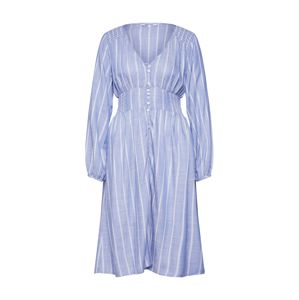 ABOUT YOU Košilové šaty 'Asya'  modrá / bílá