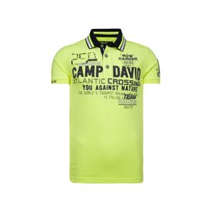 CAMP DAVID Tričko  svítivě žlutá