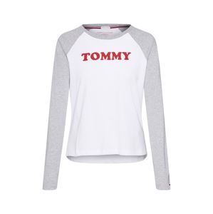 Tommy Hilfiger Underwear Tričko na spaní 'LOGAN'  šedá / červená / bílá