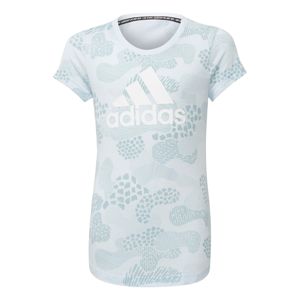 ADIDAS PERFORMANCE Funkční tričko  světlemodrá / bílá / modrý melír