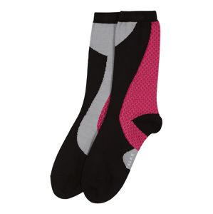 FALKE Ponožky 'Grafic Jam SO'  pitaya / černá / šedá