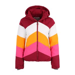 PROTEST Sportovní bunda 'Bellini'  bobule / jasně oranžová / pink / bílá