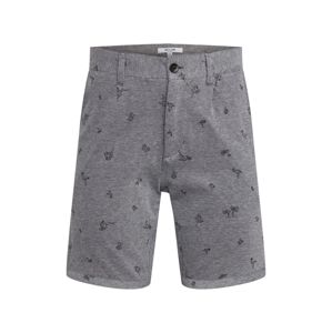 Only & Sons Chino kalhoty 'onsCUTON KNITTED PIQUE AOP SHORTS'  šedá