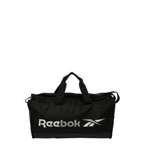 REEBOK Sportovní taška  černá / bílá