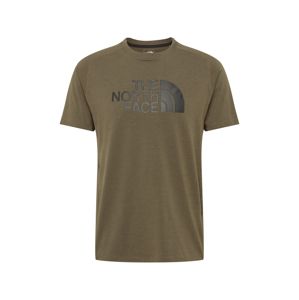 THE NORTH FACE Funkční tričko 'WICKER'  černá / hnědý melír