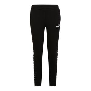 PUMA Sportovní kalhoty 'Amplified'  bílá / černá