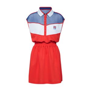 DIESEL Letní šaty 'D-REIA DRESS'  červená / bílá