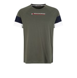 Tommy Sport Funkční tričko  tmavě zelená