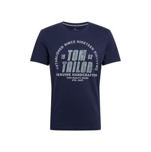 TOM TAILOR Tričko  tmavě modrá