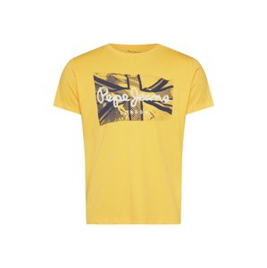Pepe Jeans Tričko 'DACEY'  žlutá / černá / bílá