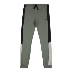 ESPRIT Kalhoty  olivová / černá / šedý melír