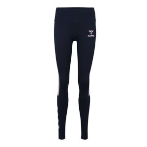 Hummel Sportovní kalhoty 'TOSS TIGHTS'  tmavě modrá / růžová