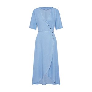 GAP Letní šaty 'SIDEBTTNWRAPDRS-TNCL'  indigo