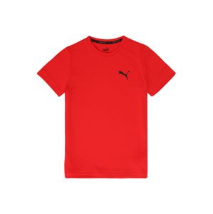 PUMA Funkční tričko  červená / černá