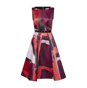 Closet London Koktejlové šaty  fialová / broskvová / růžová / magenta