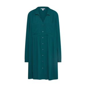 ESPRIT Košilové šaty  tmavě zelená