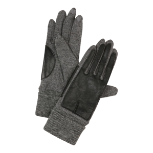 ESPRIT Prstové rukavice  antracitová / šedý melír