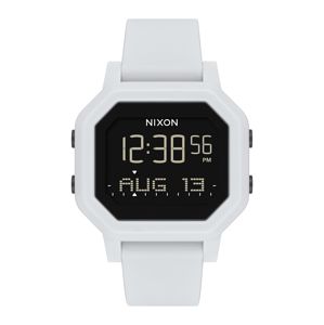 Nixon Digitální hodinky 'Siren'  černá / bílá