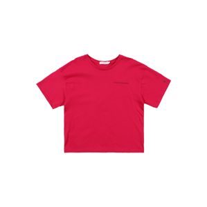 Calvin Klein Jeans Tričko 'CHEST LOGO BOXY TOP'  pink